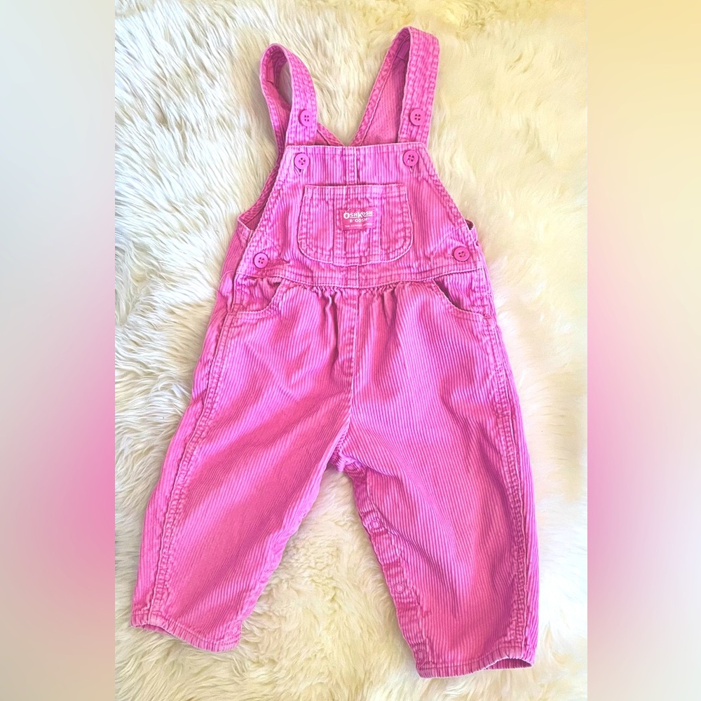 ❤️ Osh Kosh Pink Overalls 18mo